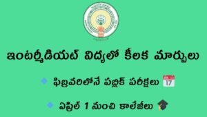 AP Inter Reforms 2025