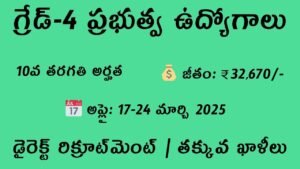 Andhra Pradesh Outsourcing Jobs 2025