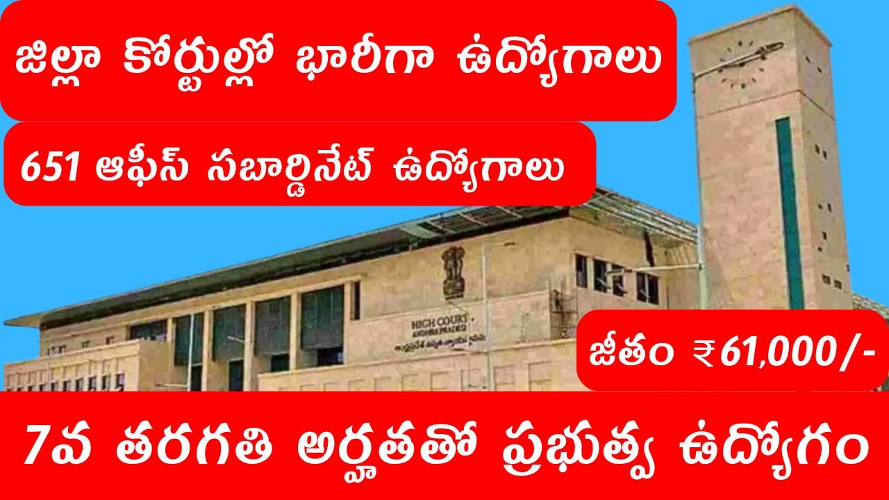 AP District Court Jobs 2025