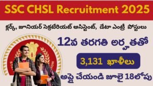 SSC CHSL Recruitment 2025