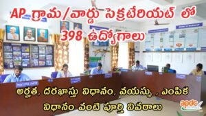 AP Village/Ward Secretariat Jobs 2025