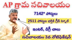AP Sachivalayam Notification 2025