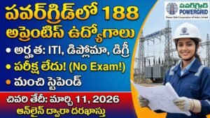 PowerGrid Apprentice Recruitment 2026