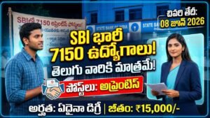SBI Bank Apprentice Notification 2026